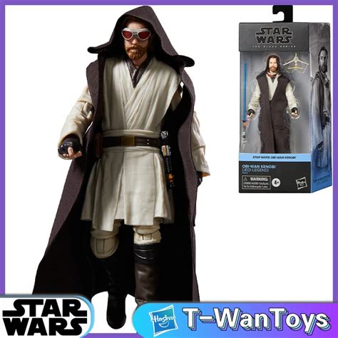 Hasbro Figura De Acci N De Star Wars Serie Black Live Action Obi Wan