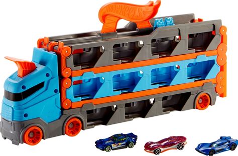 Hot Wheels Sürat Pistli Tır 3 Adet 1 64 Ölçekli Araba İçerir 4 8 Yaş Arası Çocuklar İçin GVG37