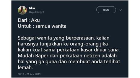 Pesan Dari Aku Untuk Wanita Ala Netizen Ini Kocak Cuma Cewek Yang Tahu Hot Liputan
