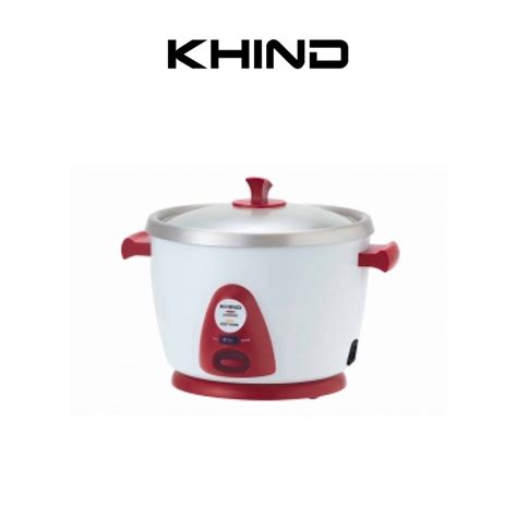 Khind Anshin Rice Cooker Stainless Steel Inner Pot Pearl White L