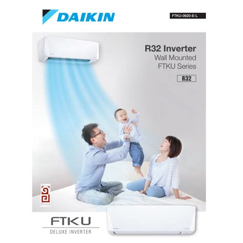 Daikin Smart Wifi 1 0hp R32 Gin Ion Deluxe Inverter Wall Mounted Ftku