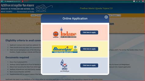 PM Ujjwala Yojana 2.0 2024 – (PMUY List), Application Process