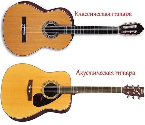 Чем отличаются классическая и акустическая гитара? - ParkGuitar
