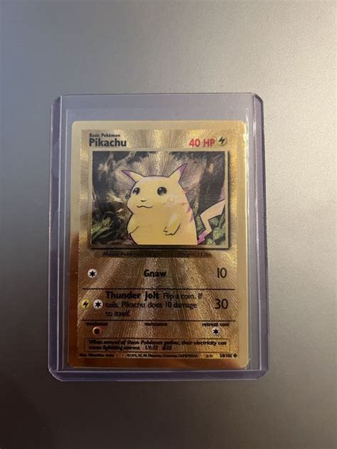 Pikachu Gold Metal Kaufen Auf Ricardo