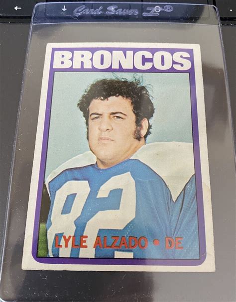 1972 Topps Lyle Alzado RC 106 EX MT Denver Broncos Centered Beauty