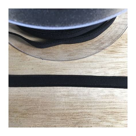 Elastique Lingerie 8mm Noir X1m By Tatie Fofie