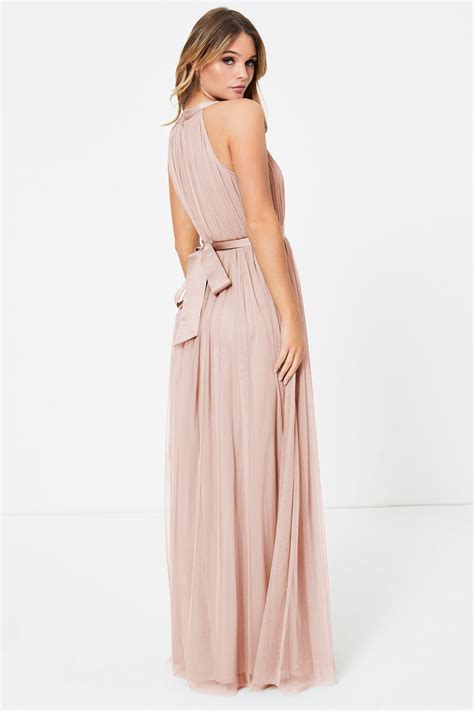 Buy Anaya With Love Pink Maxi Regular Halter Maxi Dress From The Next Uk Online Shop