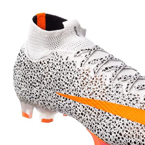 Nike Mercurial Superfly 7 Elite FG CR7 Safari - White/Total Orange/Black LIMITED EDITION