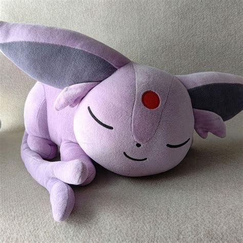 Pokemon Center Original Sleeping Espeon Plush Doll Toy Big Stuffed 52cm Used Ebay