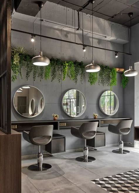 A Hair Salon Which Boasts Industrial Aesthetics With An Emphasis On