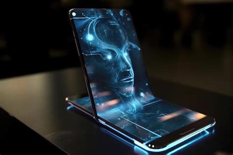 T L Phone Portable Du Futur Mobile Invisible Transparent Siri Alice