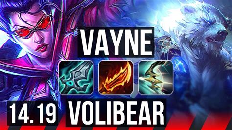 VAYNE Vs VOLIBEAR TOP 9 Solo Kills 66 Winrate Dominating EUW