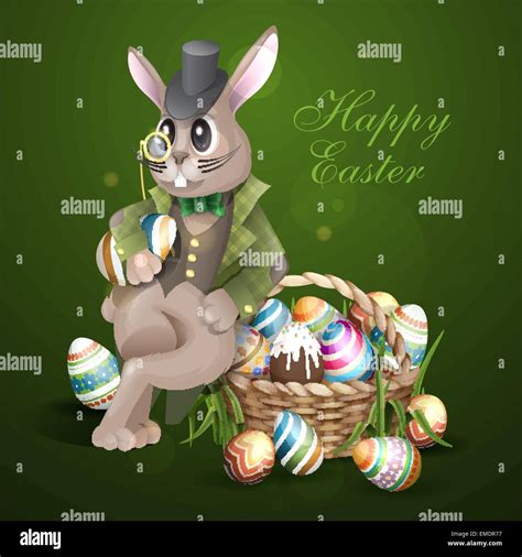 Cartoon Easter Bunny Basket Full Hi Res Stock Photography And Images