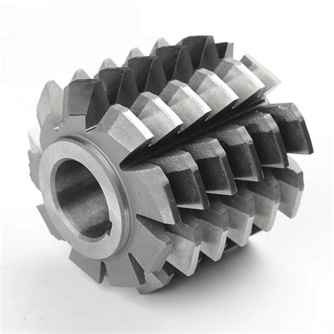 HSS Involute Gear Hob With Metric Inch Size Gear Hob And Gear