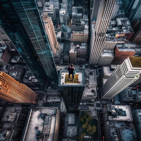 Premium AI Image | elevated perspective photography