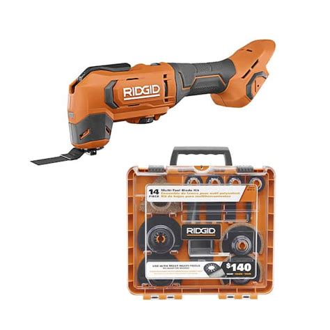 Home Piece Ridgid Job Max Multi Tool Blade Set Powerful Durable