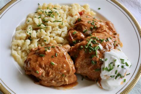 Paprikas Csirke Hungarian Chicken Paprikash Recipe