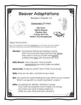 Animal Adaptations: The Beaver BUNDLE by Little Lyrical Learners