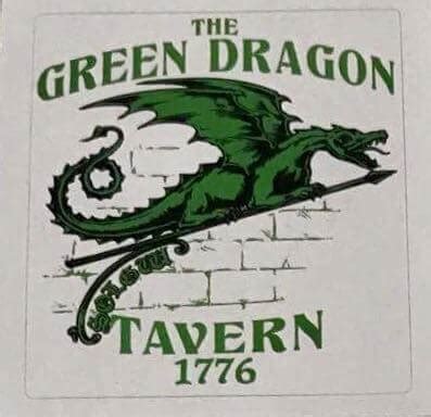 Green Dragon Tavern Sticker White Background - Sons Of Liberty Gun Works