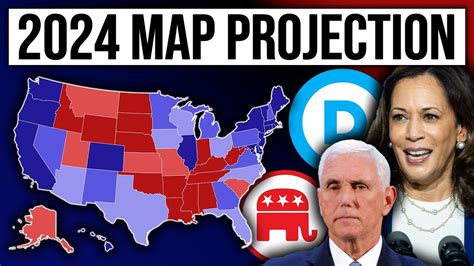 Kamala Harris Vs Mike Pence 2024 Election Map Projection Youtube