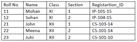 Database Query Using Sql Class 12 Informatics Practices Notes