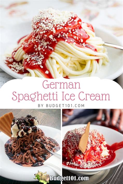 Spaghetti Ice Cream Artofit