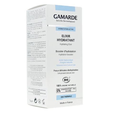 Gamarde Lixir Hydratation Active S Rum Booster Hydratant Ml