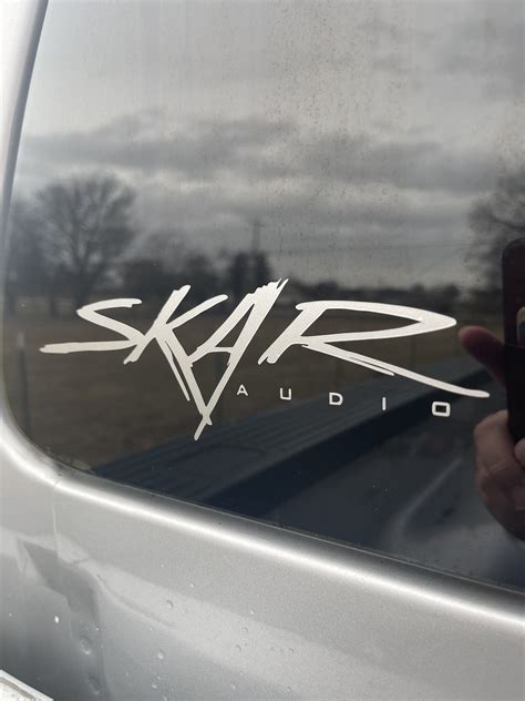 2 Skar Audio Decals Car Audio Truck Suv Sound Sticker Logo Etsy