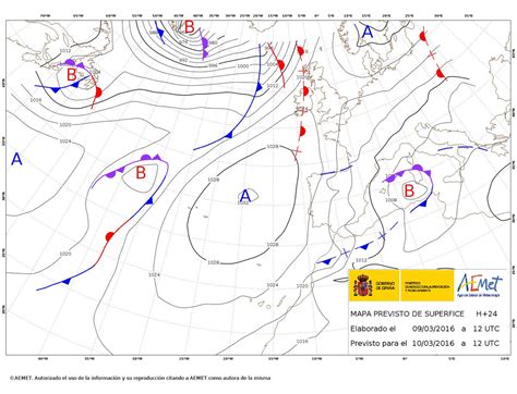 Cha Vaca Legibilidad mapa isobaras hoy celos Cariñoso árabe