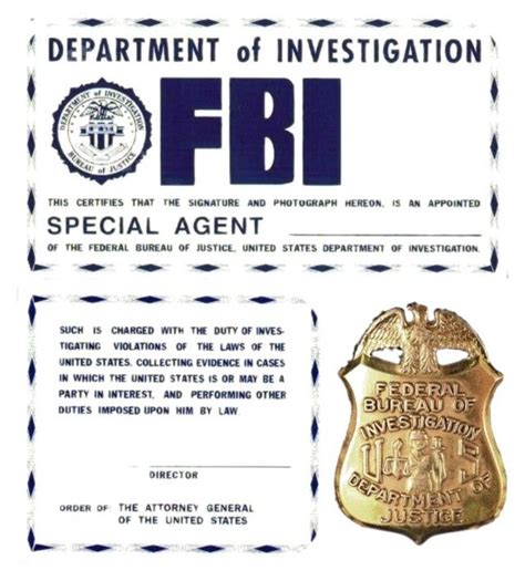 Fbi Badge Template - prntbl.concejomunicipaldechinu.gov.co