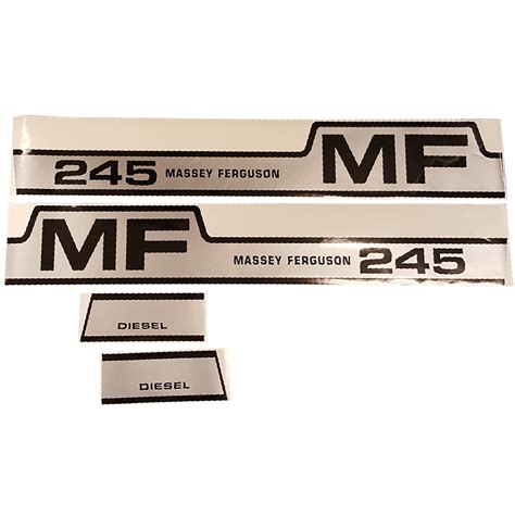 1215 1054 Massey Ferguson Decal Set 245 Orchard Massey Ferguson Hood Decal Kit Massey