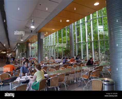 Modern University Cafeteria Stock Photo Alamy