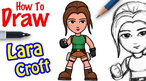 How To Draw Lara Croft Tomb Raiders Youtube