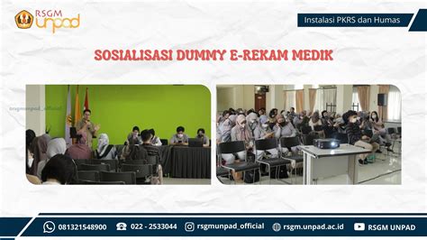 Sosialisasi Dummy E Rekam Medik Rsgm Unpad