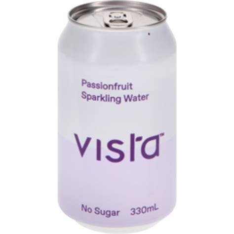 Vista Passionfruit Sparkling Water 330ml - SPOIL.co.nz
