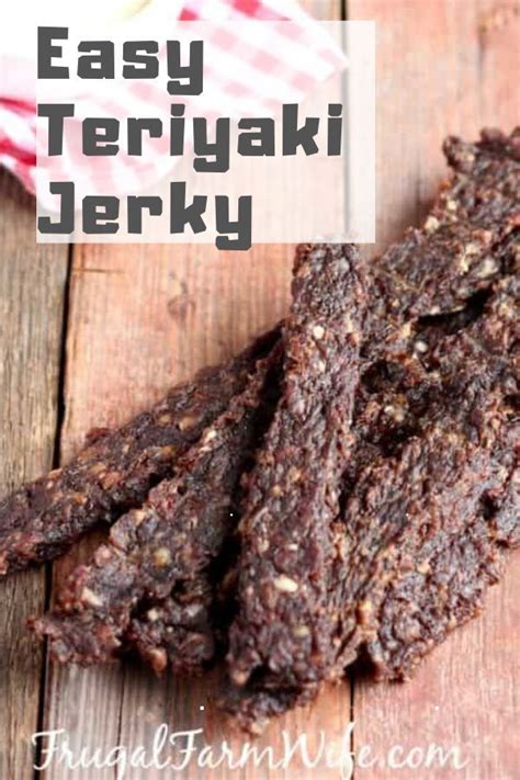 Homemade Teriyaki Jerky Recipe Artofit