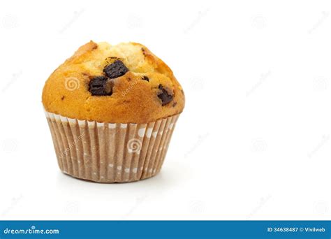 Muffin With Chocolate Chips Stock Image Image 34638487