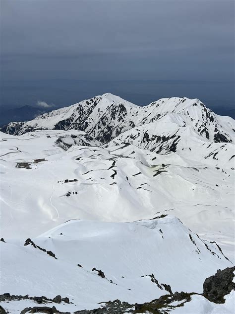 残雪期の立山雄山🏔 Sorawaaoinaさんの立山・雄山・浄土山の活動データ Yamap ヤマップ