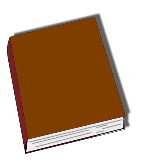 Closed Brown Book Clip Art at Clker.com - vector clip art online ...