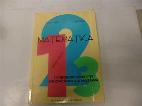 Knjiga Matematika Zbirka Nalog