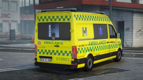 2019 Volkswagen Crafter Danish Ambulance Template ELS REPLACE