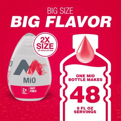 Mio Sugar Free Fruit Punch Naturally Flavored Liquid Water Enhancer