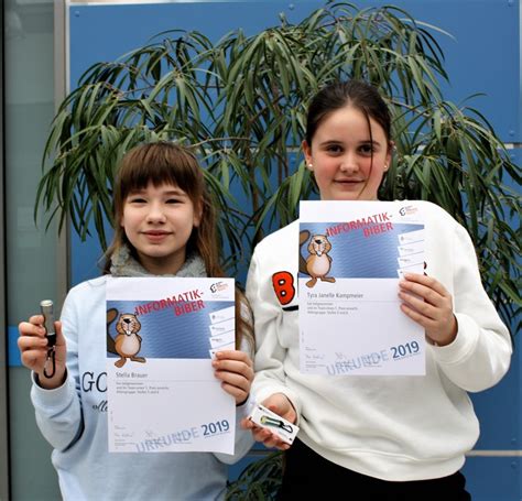 Erster Preis Beim Informatik Biber Realschule Lemgo