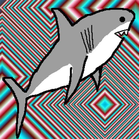 Pixilart Shark By Poopooocaca