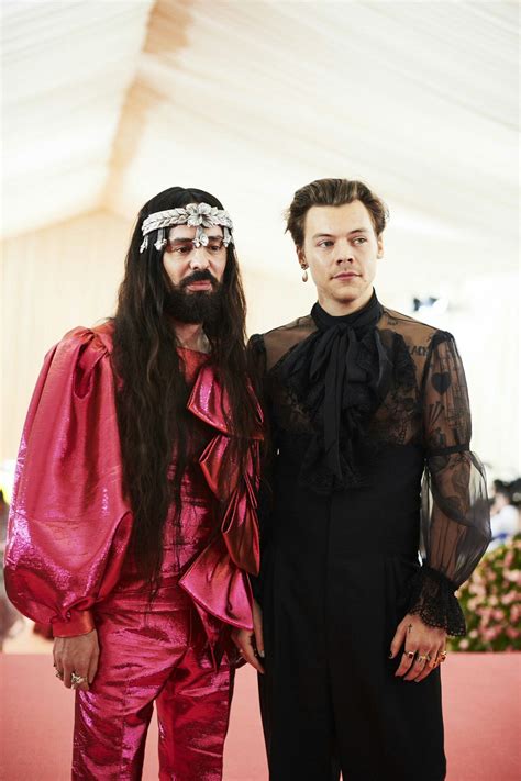 Harry Styles With Alessandro Michele At The Metgala Notes On Camp