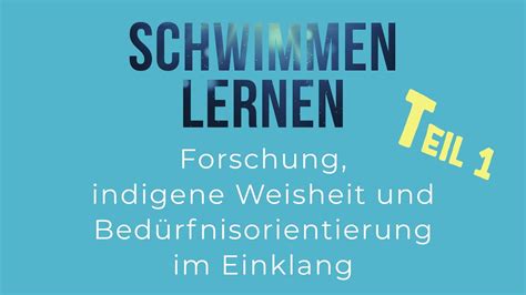 Schwimmen Lernen Forschung Indigene Weisheit Und