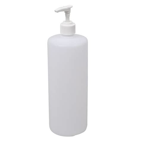 1 Litre Plastic Bottle With Pump Lid Empty Plastic Bottles