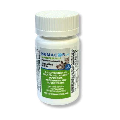 Nemacor® Cat Tapeworm Plus T 00924