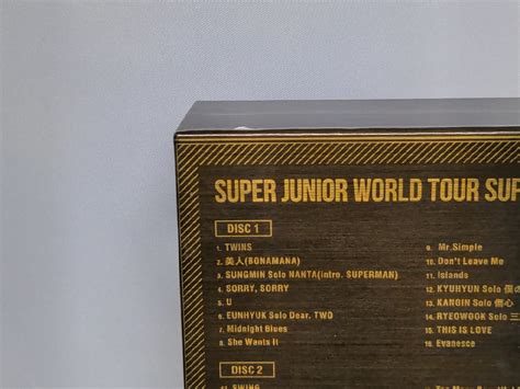 Yahoo オークション セル版 DVD SUPER JUNIOR WORLD TOUR SUPER SHOW