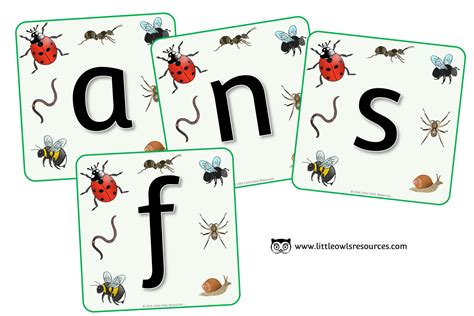 Free Minibeasts Alphabet Printable Early Yearsey Eyfs Resource